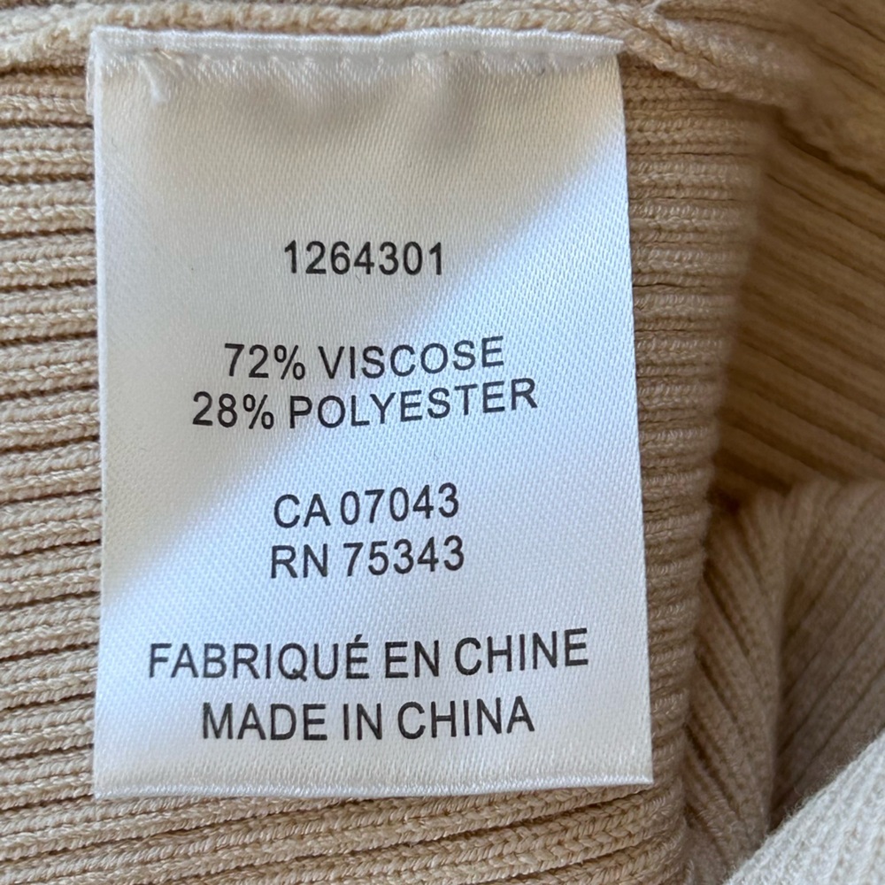 House of Harlow 1960 2Pc Sweater/Skirt Set Tan Size Large - Picture 8 of 12